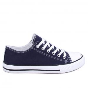 Trampki damskie klasyczne Basic D.BLUE/Navy niebieskie