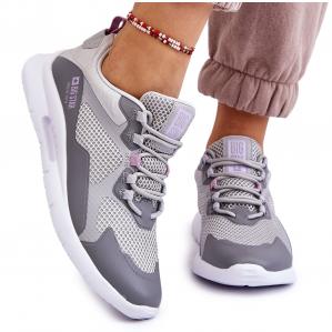 Damskie Buty Sportowe Sneakersy Big Star LL274371 Szare