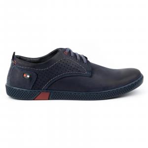 Antex Buty męskie casual 302 granatowe niebieskie