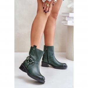 Botki Model Zazoo 60480 Dark Green - Step in style zielone