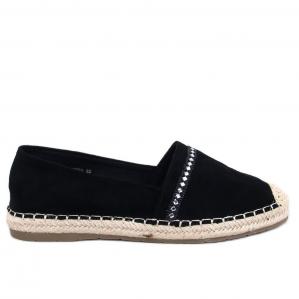 Espadryle damskie Etance Black czarne