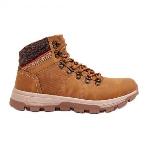 Męskie Buty Trekkingowe Big Star KK174217 Camel brązowe