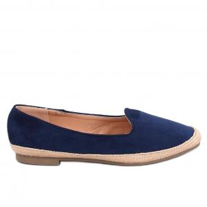 Baleriny espadryle damskie Ballot Navy niebieskie