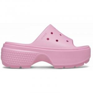 Klapki Crocs Stomp Slide 209346-6WY różowe