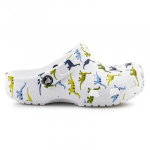 Chodaki Crocs Classic Character Print Clog 209695-9DH białe