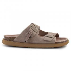 Klapki D.Franklin Vibe Sandals Buckle DFSH407001-TAUP brązowe