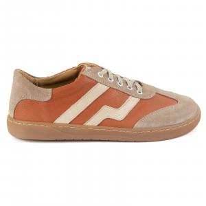 Buty barefoot damskie skórzane Olivier Eliza rude pomarańczowe