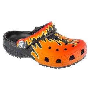 Klapki Crocs Classic Flame Clogs Kids T 211214-0C4 pomarańczowe
