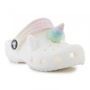 Klapki Crocs Classic Iam Rainbow Unicornctg 209701-0WV białe