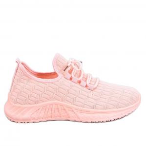 Buty sportowe skarpetkowe Barkes Pink różowe