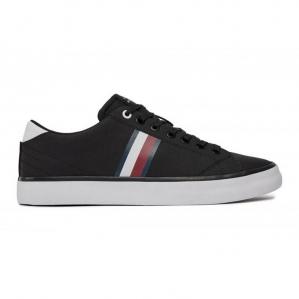 Buty Tommy Hilfiger Hi Vulc Low Stripes Mesh M FM0FM04946BDS czarne