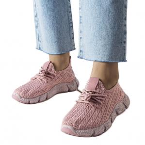 Inna Różowe sportowe sneakersy Élodie