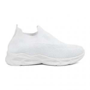 Buty damskie sportowe wsuwane białe