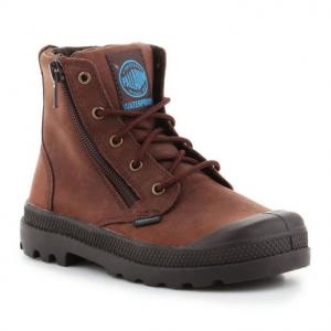 Buty Palladium Pampa Hi Lea Gusset Jr 52744-255 brązowe