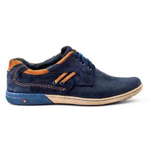 KOMODO Buty męskie casual 861L granatowe niebieskie