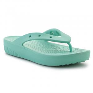 Japonki Crocs Classic Platfrom Flip Oxygen 207714-3UG zielone