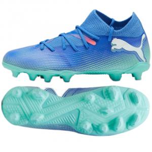 Buty Puma Future 7 Match FG/AG 107945 01 niebieskie