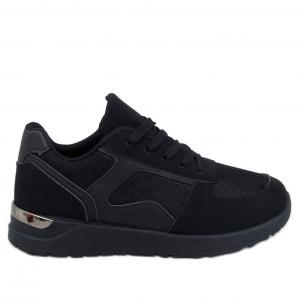 Sneakersy damskie leciutkie Doleh Black czarne