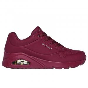 Buty Skechers Uno Stand on Air 73690-PLUM czerwone