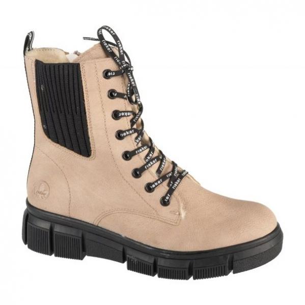 Buty Rieker Booties X3414-60 beżowy