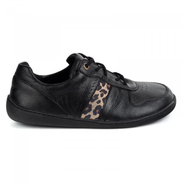 Olivier Damskie buty barefoot model 1773POL Mini Czarne sneakersy