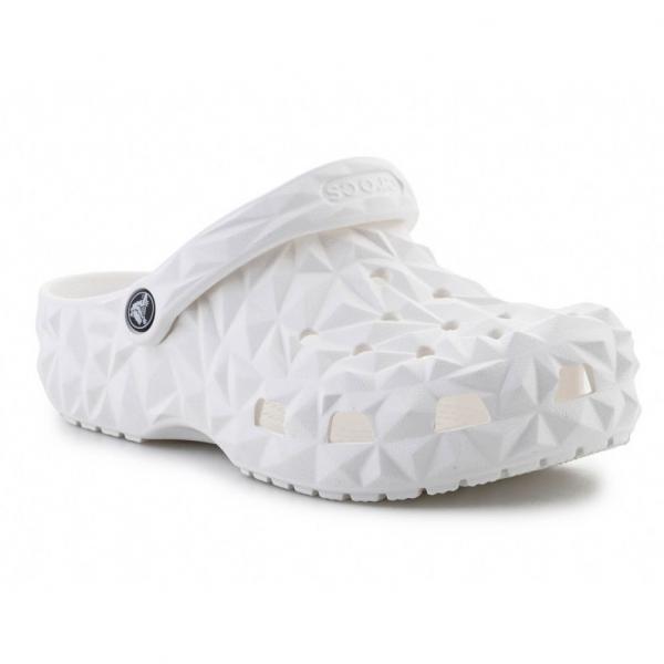 Klapki Crocs Classic Geometric Clog 209563-100 białe