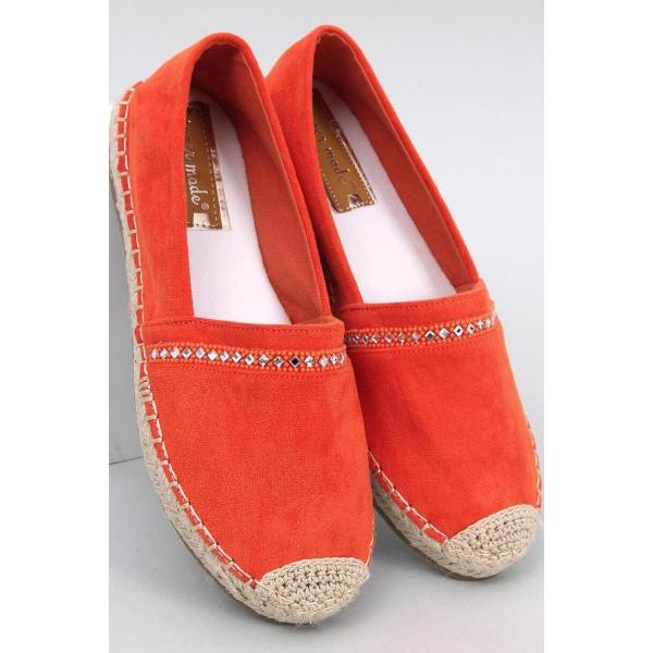 Espadryle damskie Etance Orange - Inello pomarańczowe