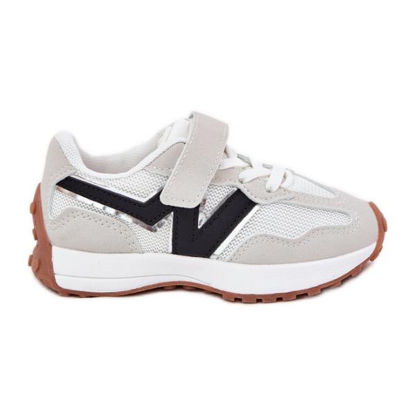 Sneakersy Dziecięce Na Rzep Szare