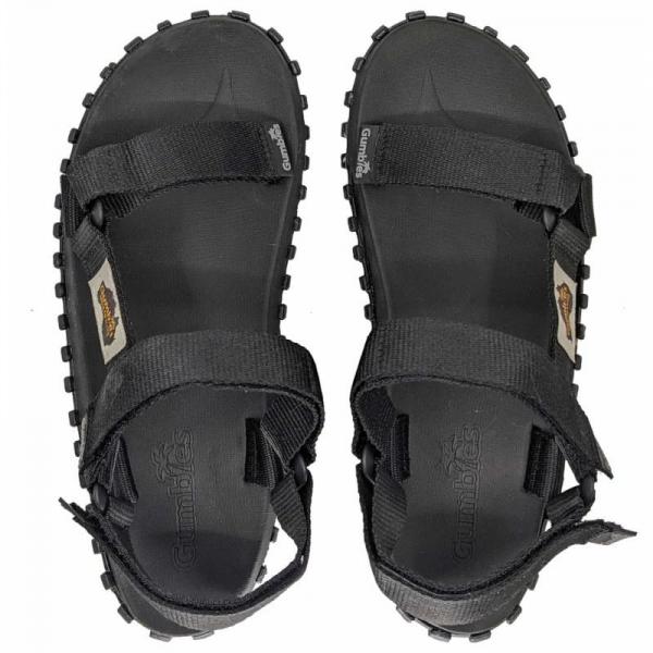 Sandały Gumbies Scrambler Sandal G-SC-UNI-BLACK czarne