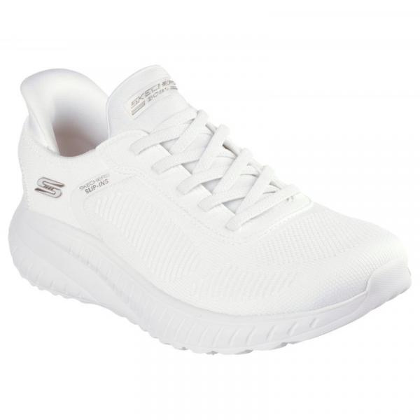 Buty Skechers Slip-ins: Bobs Sport Squad Chaos 117497 Ofwt białe