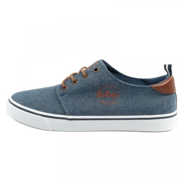 Buty Lee Cooper LCW-25-02-3242M trampki męskie jeans niebieskie