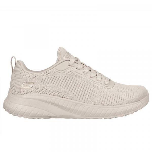 Buty Skechers Memory Foam Bobs Squad Chaos W 117209 Nude beżowy