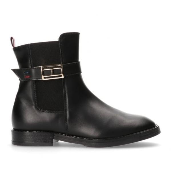 Botki Tommy Hilfiger Chelsea Boot Black T4A5-33048-0036999-999 czarne