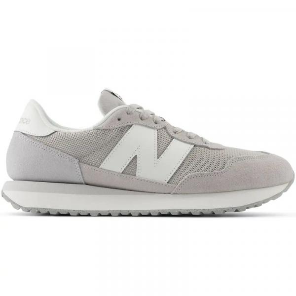 Sneakersy męskie New Balance 237 buty sportowe zamszowe szare (MS237LGG)