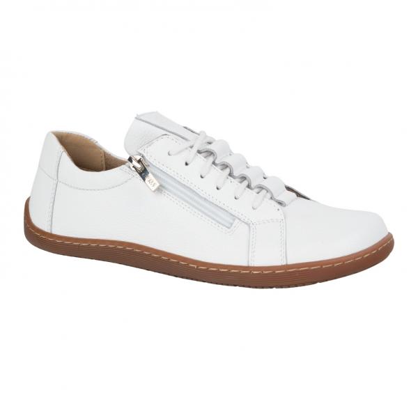 Olivier Buty minimalistyczne barefoot skórzane damskie 1242 białe