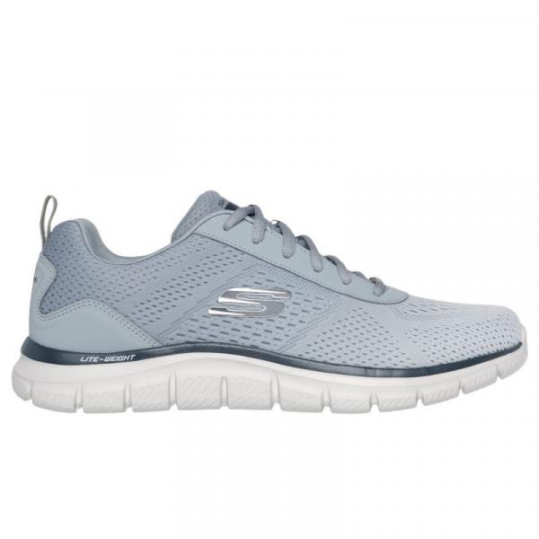 Buty Skechers sneakersy Track - Ripkent 232399 Ltgy niebieskie
