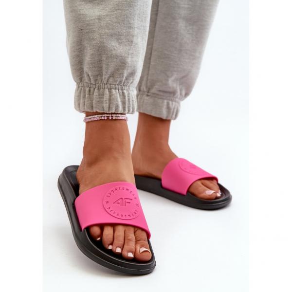 Sandał Klapki Model 4FMM00FFLIF045-55S Pink/Black - Step in style różowe