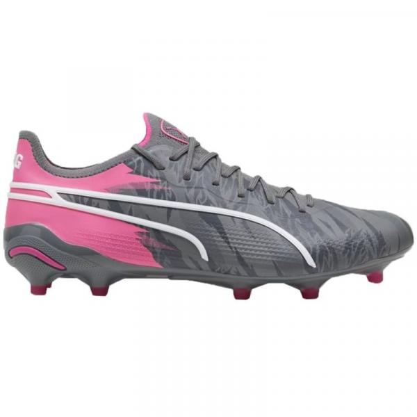 Buty piłkarskie Puma King Ultimate Rush FG/AG 107824 01 szare