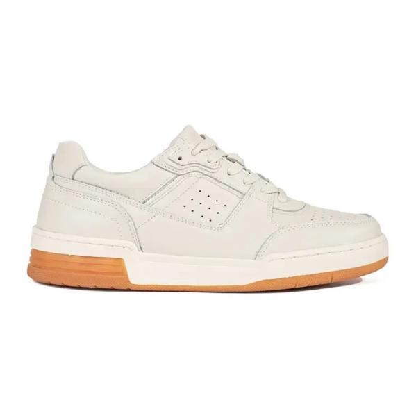 Jasnobeżowe sneakersy na platformie beżowy