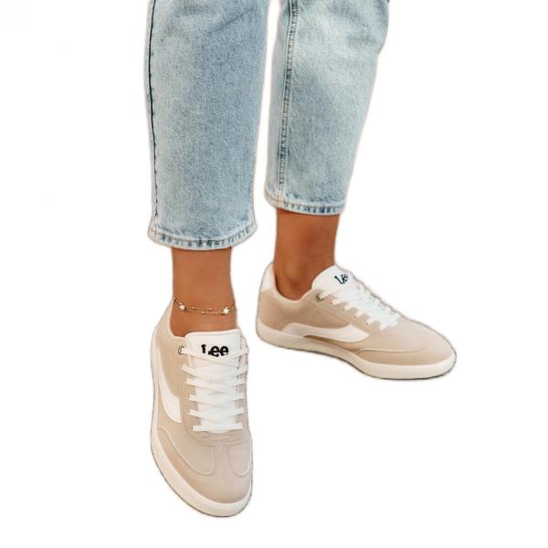 Sneakersy Damskie LEE Lian Women Low 50251005.33F Beżowe beżowy
