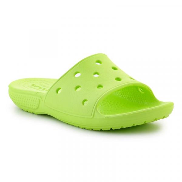 Klapki Crocs Classic Slide K 206396-3UH zielone