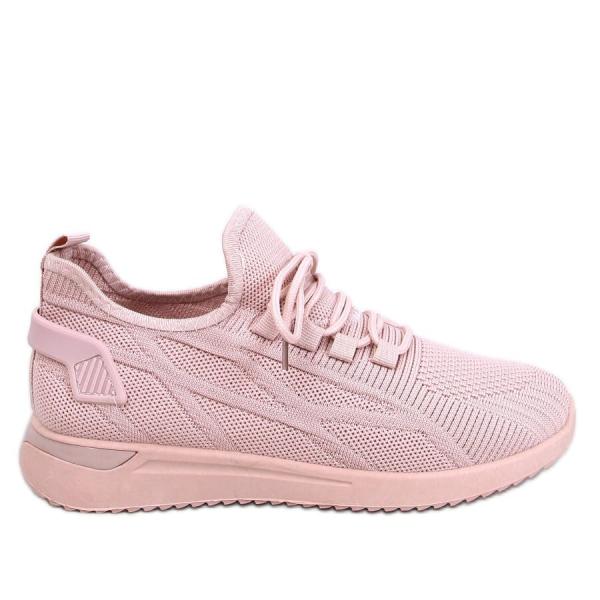 Buty sportowe skarpetkowe Guelfi Pink różowe