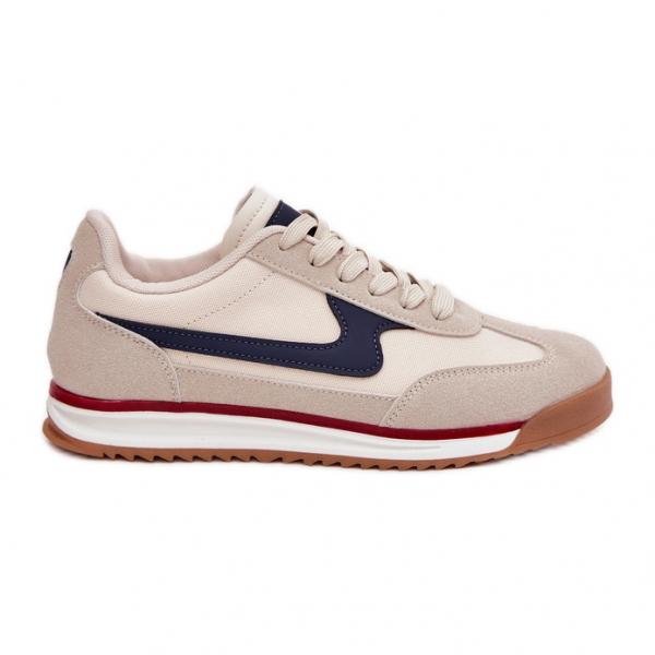 EVento Buty Sportowe Sneakersy Damskie Beżowe beżowy