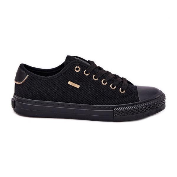 Materiałowe Trampki Damskie Big Star RR274765 Czarne
