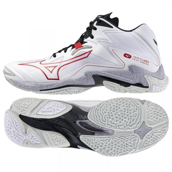 Buty Mizuno Wave Lightning Z8 Mid V1GA240596 białe