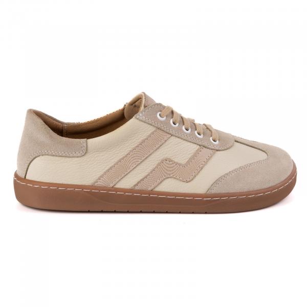 Buty barefoot damskie skórzane Olivier Eliza beżowe beżowy