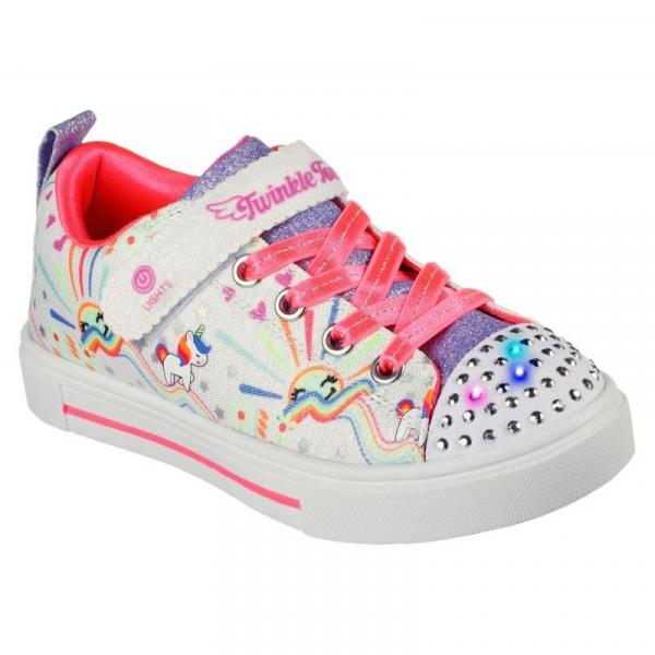 Buty Skechers Unicorn Sunshine 314802L Wmlt białe