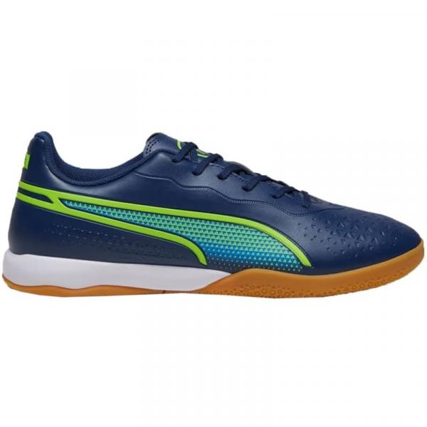 Buty piłkarskie Puma King Match It 107261 02 niebieskie