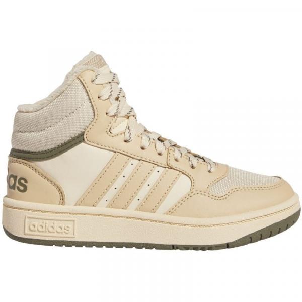 Buty adidas Hoops Mid 3.0 Jr IF7738 beżowy