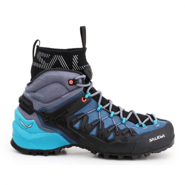 Buty trekkingowe Salewa Ws Wildfire Edge Mid Gtx W 61351-8975 niebieskie